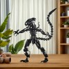 958+Cool Alien Building Block Set Character Model DIY Assembly Black