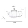 LEMONSODA Glass Kettle (Tea Pot (1500 mL))