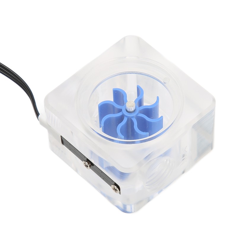 PC Water Flow Meter Indicator G1/4 Thread 3 Way Acrylic