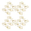 50 Pcs Paper Clips Portable Mini Cute Golden Coconut Tree