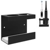 Linkidea Wall Mount Electric Toothbrush Holder for Bathroom, 2 Slots