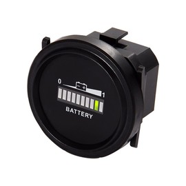 HonorMeet 12V/24V 36V 48V 72V Lead Acid Battery Capacity Indicator, Meter for Club Car Golf Cart, Charge Meter for Golf Cart Club Car Forklift Excavator Go-kart RV Motorhome.