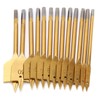 13Pcs 1/4in Hex Shank High Carbon Steel Flat Drill Bit