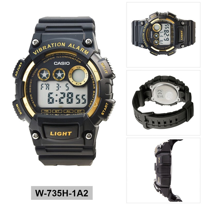 Casio W-735H-1A2 Standard Digital