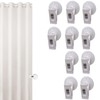 10 Pcs Suction Cup Clips,Shower Curtain With Suction Cups,Shower Curtain