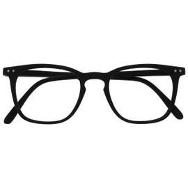 Opulize Bex M64-1 -1.50 Long Distance Glasses Myopia Large Square Cool Designer Frame Spring Hinges Scratch-Resistant Black Men Women