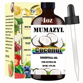 Coconut Essential Oil, Coconut Fragrance Oil 4 Fl Oz 120ML for Diffuser Humidifier Yoga Cleaning DIY Candle Soap Making Coconut Essential Oils
