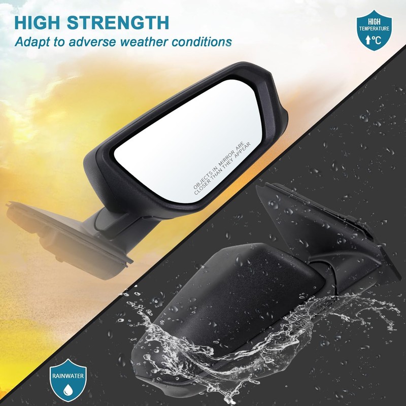 Lqito Right Passenger Side Mirror Compatible With 2018 2019 2020