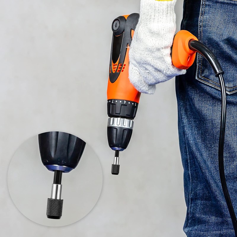 12 Pieces Extender Drill Bit Extension, Bit Holder For Impact