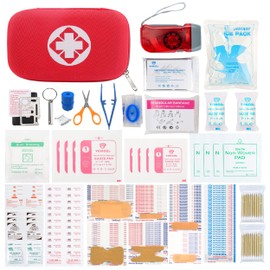 First Aid Kits 279 Pcs for Car Truck Emergency Survival Trauma Tactical Care Sport Travel Home Office School (279 Pcs)