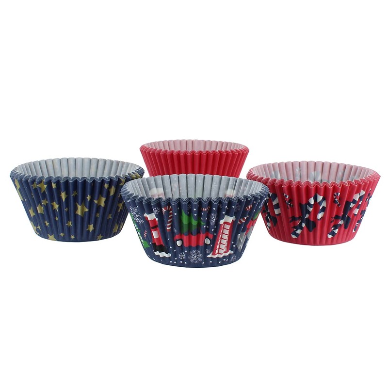 Baked with Love Christmas Gems Baking Cases, Cupcake Cases, Baking