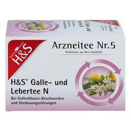 H&S Galle- Und Lebertee N Filterbeutel, 20X2.0 g