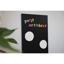 Petit Artichaut 2 Magnetic Baby Keepsakes Kit – Hand/Footprint Imprints for Decorative Magnets – Includes 2 Magnets, Hypoallergenic Clay, Roller & Instructions