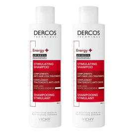 2pc Shampoo Estimulante Vichy Dercos Energy+ Anticaída 200ml