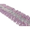 キラリ手芸部 No.1700スパンコールブレード収縮性タイプ_ピンク色_幅3.0cm×長さ2ｍ巻き シークイン sequin