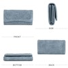 MEITRUE Women's Wallet Leather RFID Blocking Trifold Ladies Purse Embossed