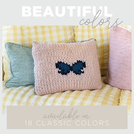 Lion Brand Yarn Touch of Alpaca Thick & Quick Yarn for Knitting, Crocheting, and Crafting, 1 Pack, Quartz