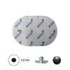 8 Oval Compatible electrodes PANASONIC - Pads for TENS EMS