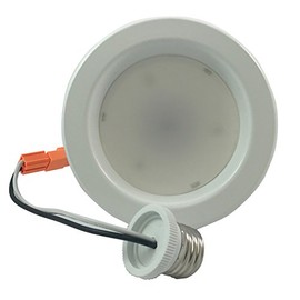 4 inch Recessed LED 9W 2700K Downlight Kit - 65w equiv.