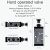 VIILOCK Pneumatic Air Hand Lever Valve, 5 Way 2 Position