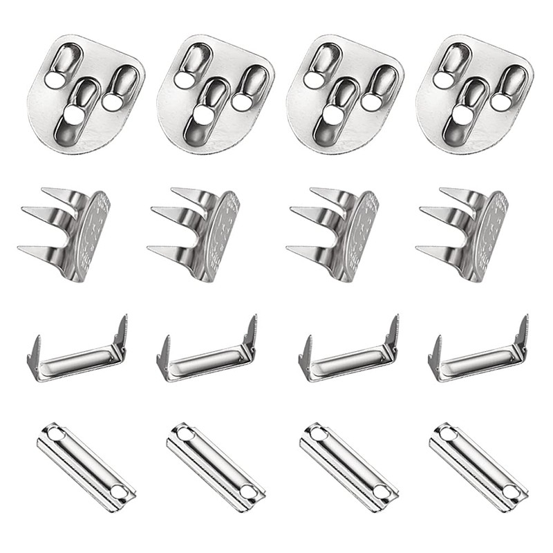 Metal Hooks and Eyes Closure No Sew Silver Hooks Heavy