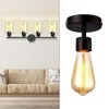 TOCCOOL 4 Pack Ceramics Light Socket Shade Rings, Light Socket