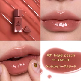 3CE Gummy Oil Tint 01 Bagel Peach Lip Tint Lipstick