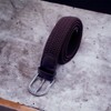 SEGMENTES Elastic Braided Belt for Men and Women, with Oval