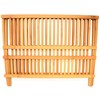 Dish Drying Rack Bamboo Dish Rack Collapsible Dish Drainer, Foldable