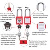 Allucky Lockout Tagout Locks, 10pcs Safety Locks Keyed Differently(Come with