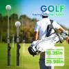 NUISISA Retractable Golf Swing Training,Golf Training Aid,Golf Grip Trainer,Golf Accessories