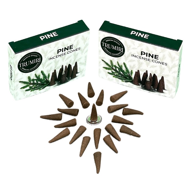 Pine Incense Cones - Dual Pack of 10 - Scented