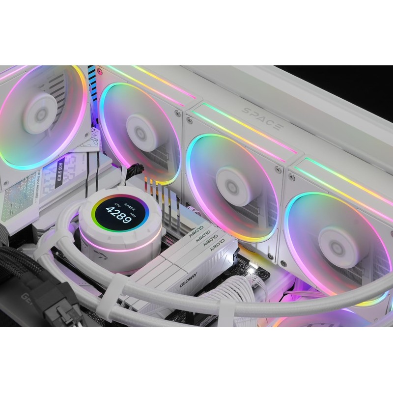 ID-COOLING AF-127-W-TRIO 120mm Case Fan ARGB FDB Bearing PC Fan