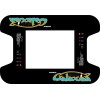 GALAXIAN cocktail arcade machine glass underlay