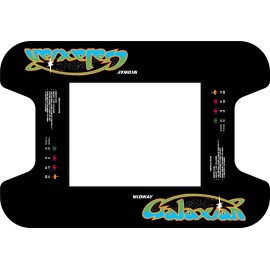 GALAXIAN cocktail arcade machine glass underlay