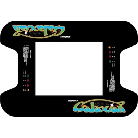 GALAXIAN cocktail arcade machine glass underlay