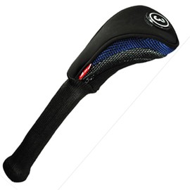 LEZAX TOHC-6223 NV TEE-OFF Headcover for UT (with Patch) Navy