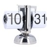 Vintage Digital Flip Down Clock Battery Powered Time Adjustable Stainless