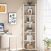 Tribesigns 6 Tier Corner Shelf, 70.9 Inch Tall Corner Bookshelf