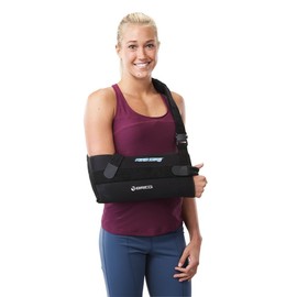 BREG '08514 Stabilizer, Orthopedic Sling Large 15-16" L Forearm Airmesh Right/Left Shoulder Quick-Release Shoulder Waist Strap with Thumb Rest for Shoulder Injuries Or Instabilities Kool Sling