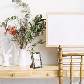 Picture Frames Chic Photo Frame Mother of Pearl Handmade Vintage 4x6 Grey