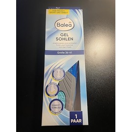 Balea Insoles Gel Sole Size 36-41 (1 Pair), Pack of 1