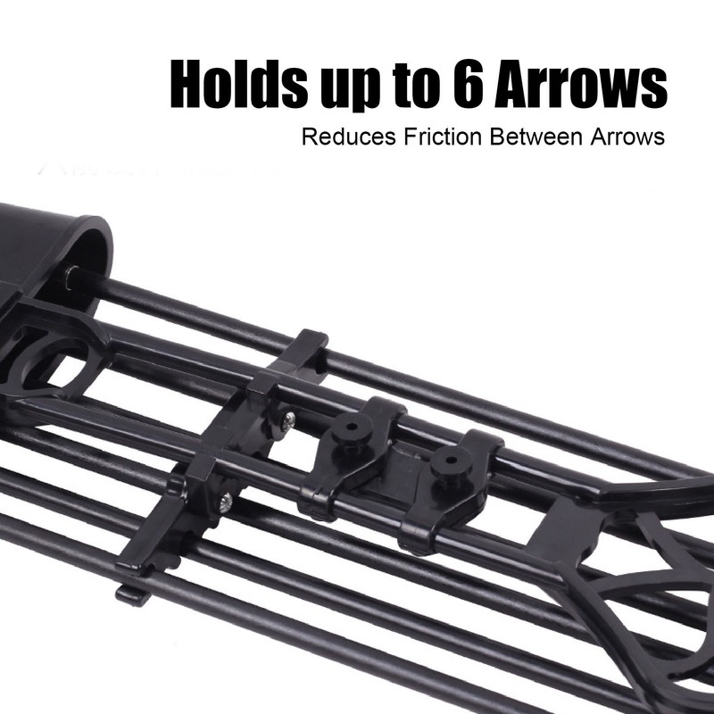 Quick Release Bow Quiver 6 Arrow Composite Pulley Bow Box
