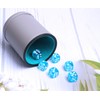 Dice Cup Set PU Leather and Felt-Lined, Quiet Shaking for