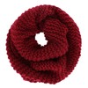Women Holiday Chunky Thick Knit Circle Loop Infinity Warm Soft