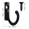 Daomong Wall Mounted Single Hook Robe Hooks Metal Coat Hooks