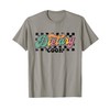 Retro Checkered Dietary Cook Appreciation Service Squad T-Shirt