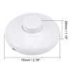 uxcell Inline Foot Pedal Push Button Switch, Round Lamp Light