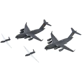 Pit Road 1/700 Skywave Series US Air Force Aircraft Set 4, Metal B-66 Bomber, 1 Plastic Model S58SP (Airplane)