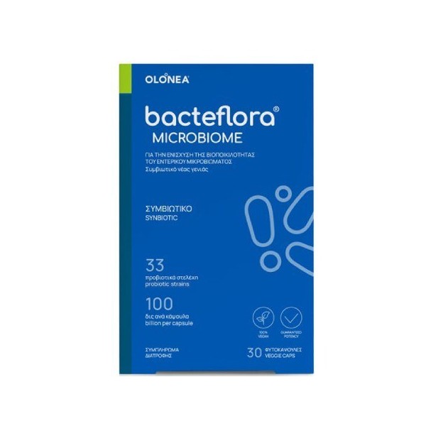 Olonea Βacteflora Microbiome, 30 Caps